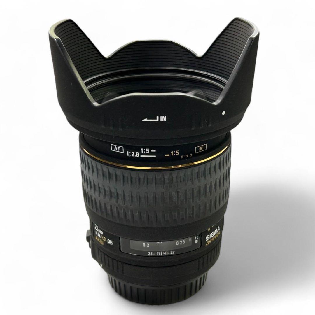 シグマ 28mm F1.8 EX DG ASPHERICALMACROキャノン用