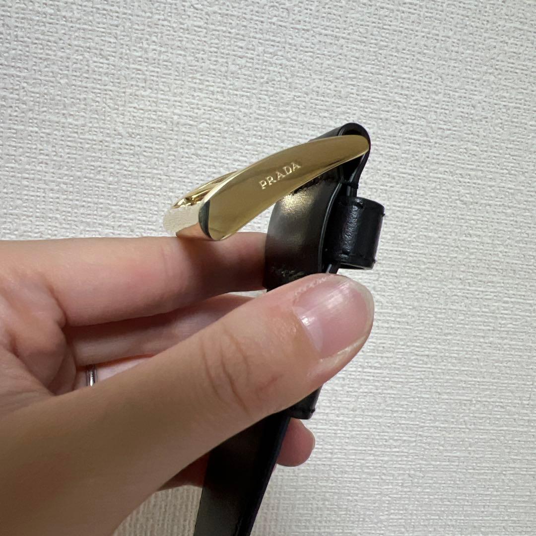【新品】プラダ　レザーベルト〈PRADA〉