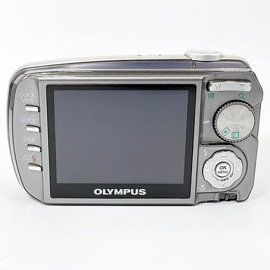 【美品】オリンパス μ DIGITAL 800 ダークブルー コンデジ カメラ