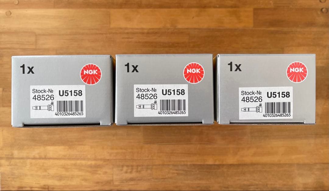 しぃ君様 NGK イグニッションコイル U5158 新品未使用品　３個セット