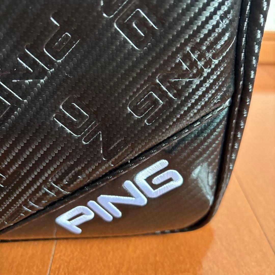 【未使用品】PING ピンエンボスラウンドトートバッグ 現行品