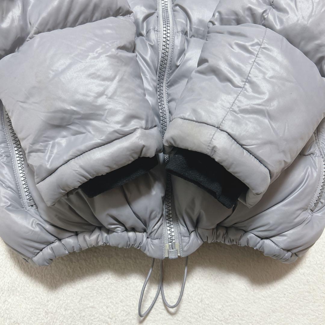 00s y2k marmot 短丈 ダウンジャケット グレー ドロコード付き