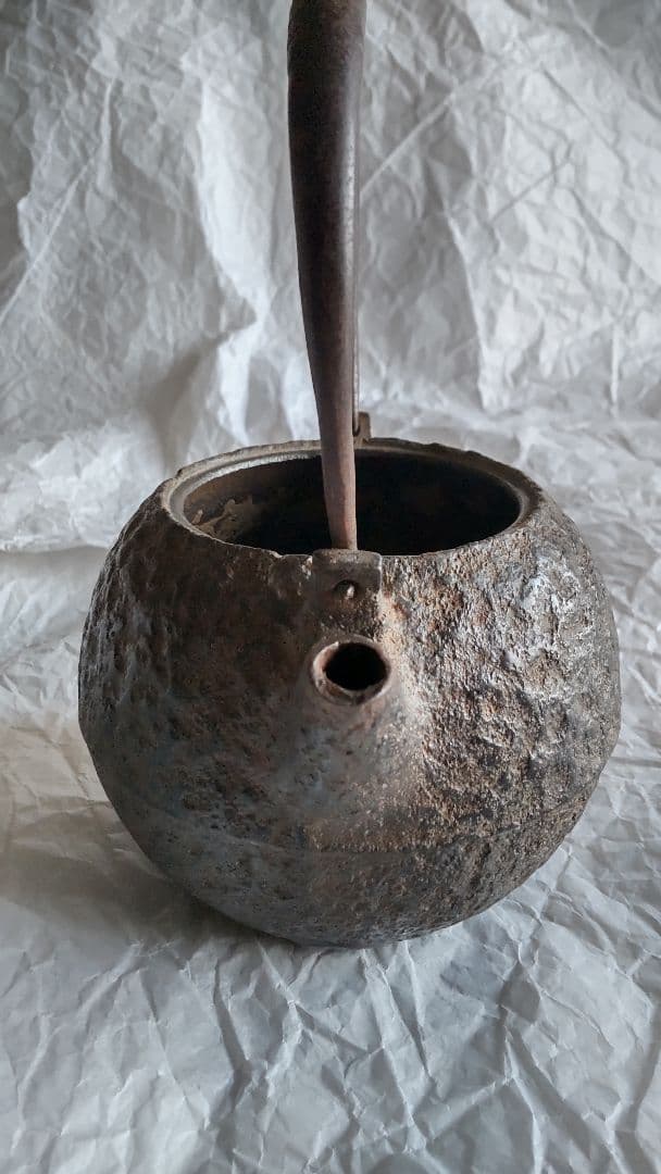 金寿堂造 雨宮宗 鉄瓶 銅蓋 茶道具 骨董