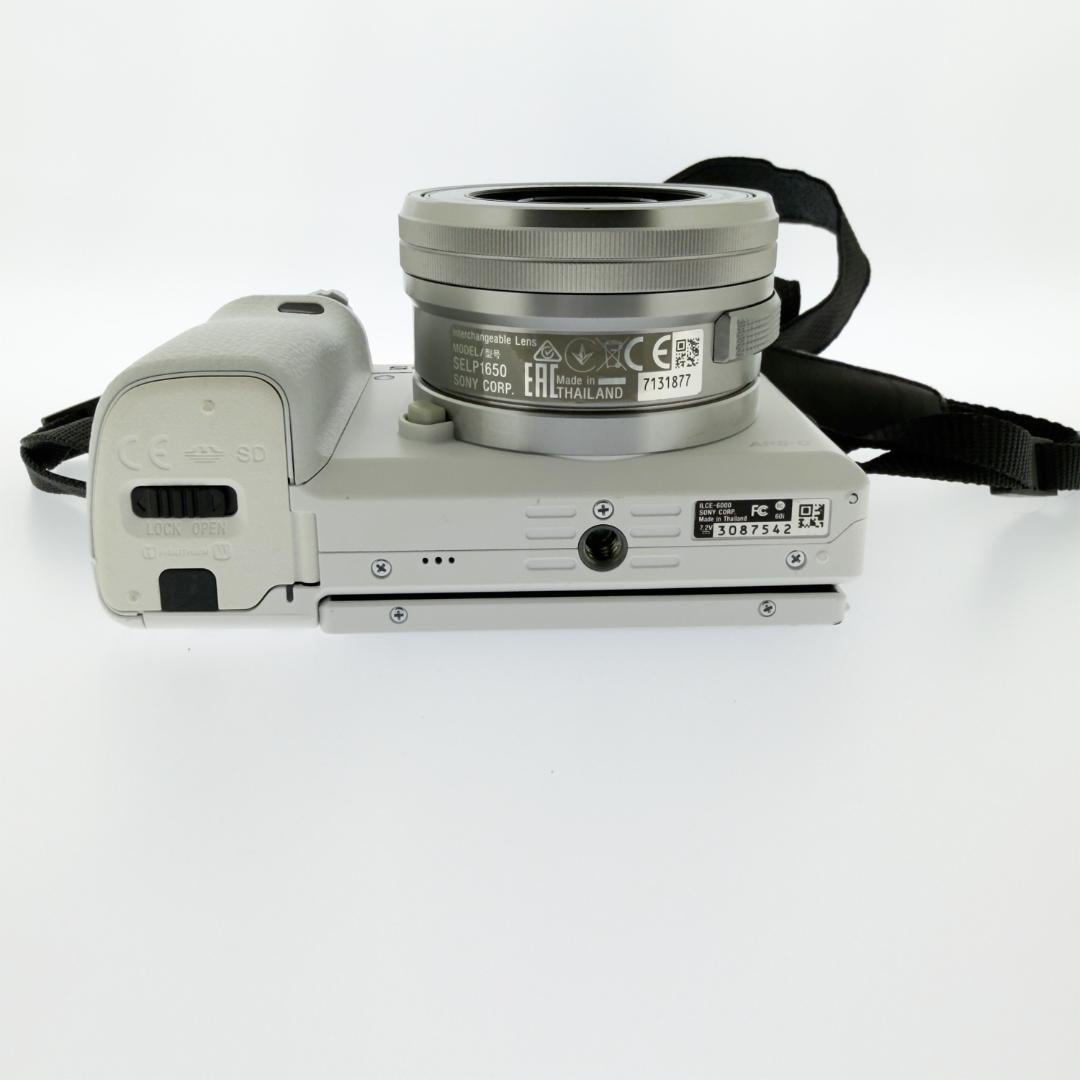 [美品] 極少ショット SONYα6000 ILCE-6000Y ダブルズーム