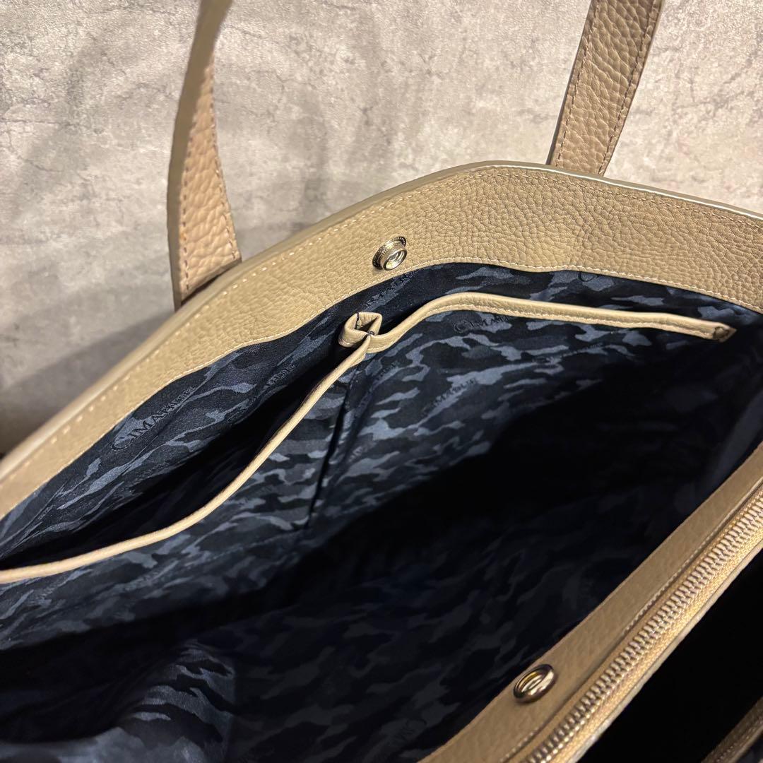 美品 CIMABUE チマブエ A4 ビジネスバッグ トートバッグ グレー