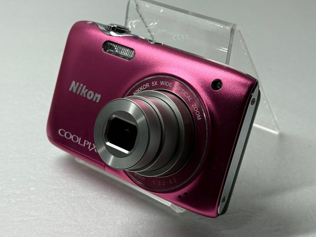 Nikon COOLPIX S3100 ピンク コンデジ 動作確認済　　レトロ