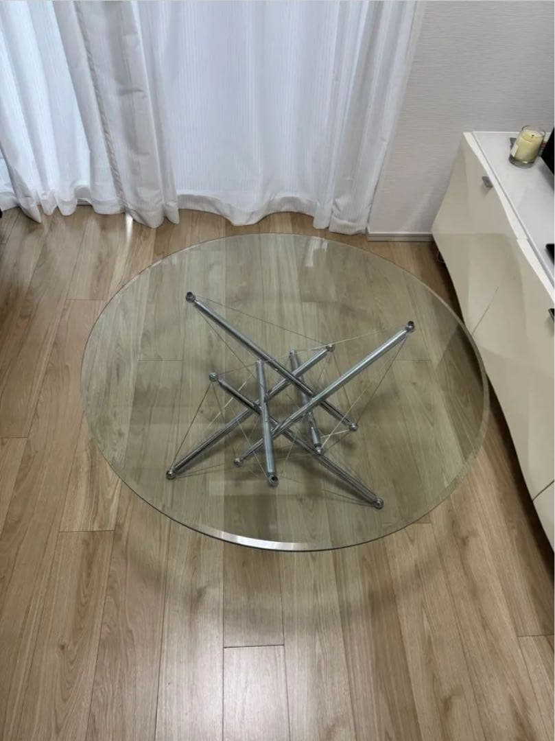 Cassina カッシーナ 713 ガラステーブル ローテーブル