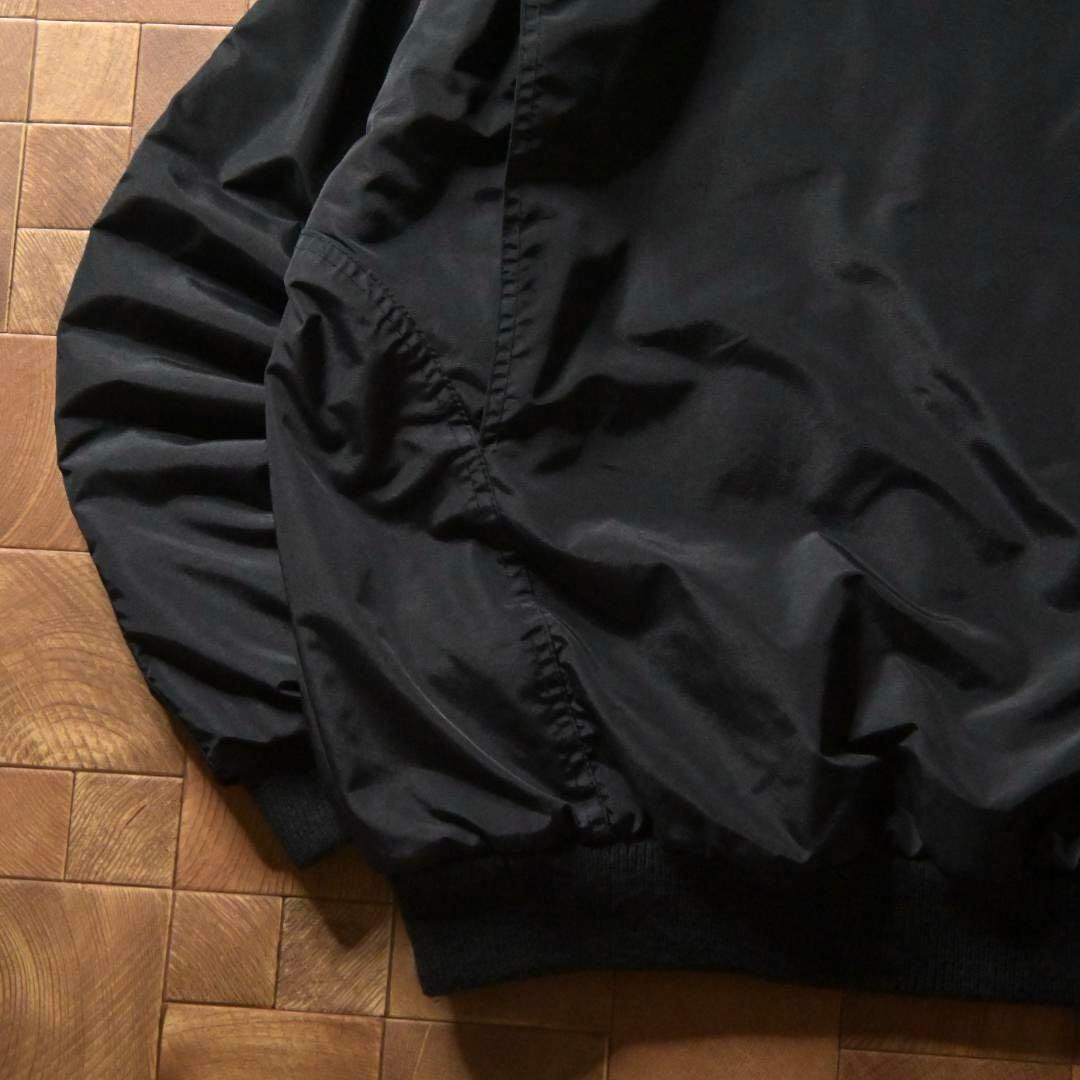 マ*号様 90s　FIELD MASTER　裏フリース ナイロンジャケット　ブラ