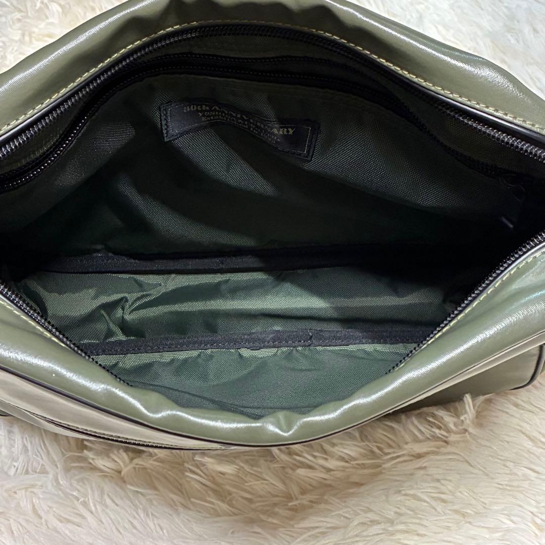 PORTER ポーター80周年記念オリーブグリーンショルダーバッグ