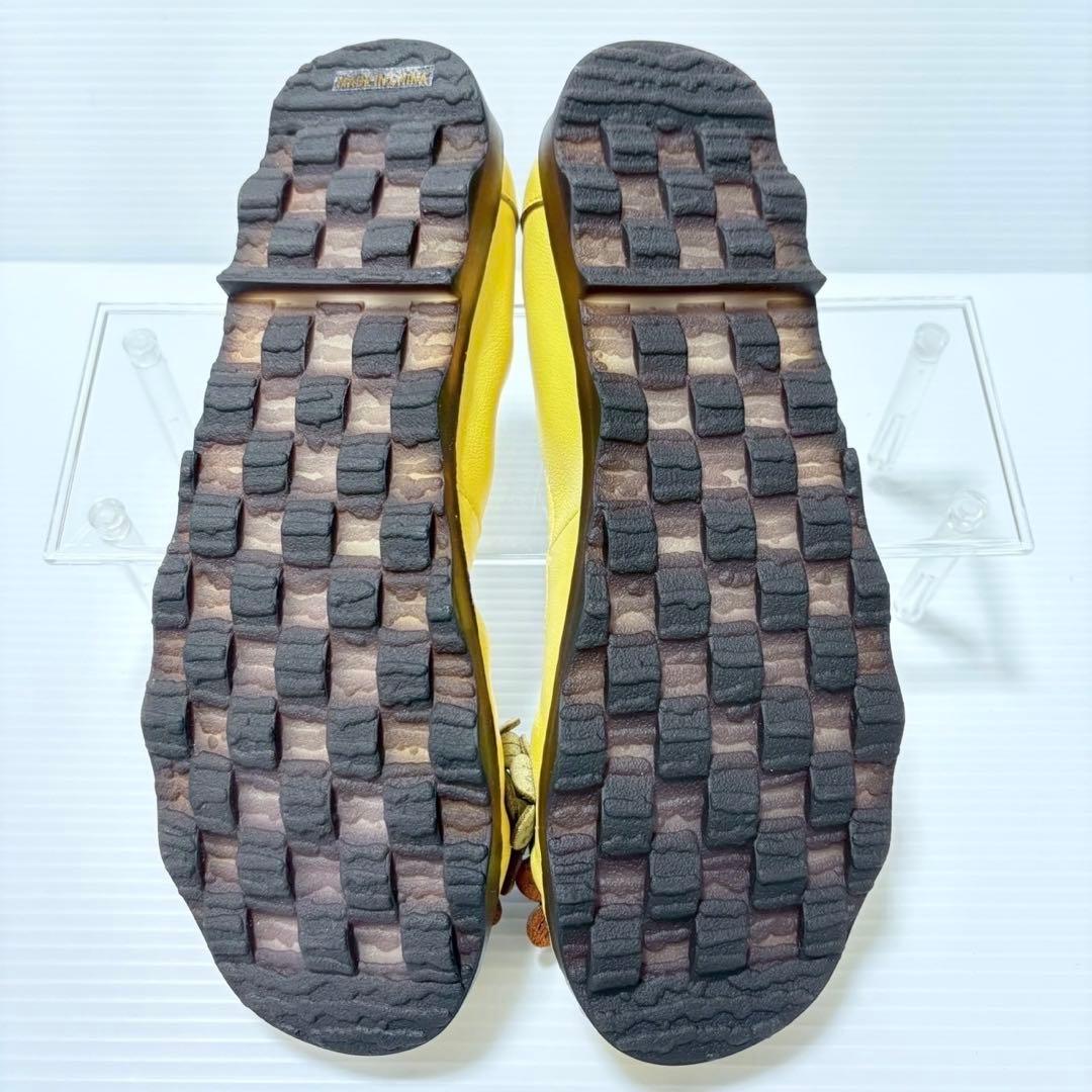 Estacion エスタシオン 小花立体フラワーモチーフ本革フラットパンプス