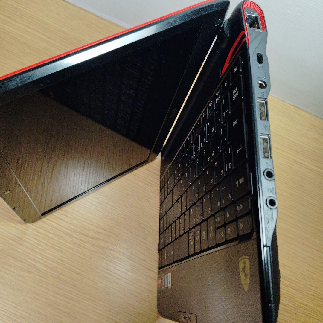 値下げ　acerフェラーリ公認ノートパソコン