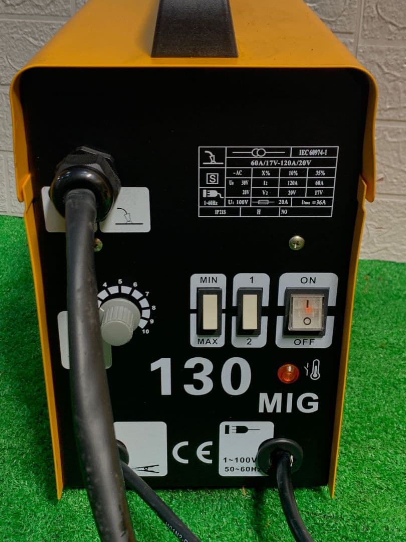 130 MIG 半自動溶接機 IEC 60974-1