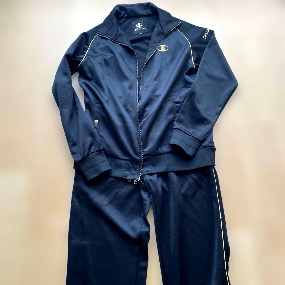 チャンピオン dress camp コラボ ドレスキャンプ セットアップ 黒金