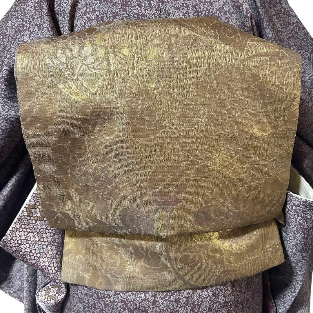 未使用近い　美品　袷　江戸小紋　江戸更紗　型染め　正絹　訪問着　フルセット