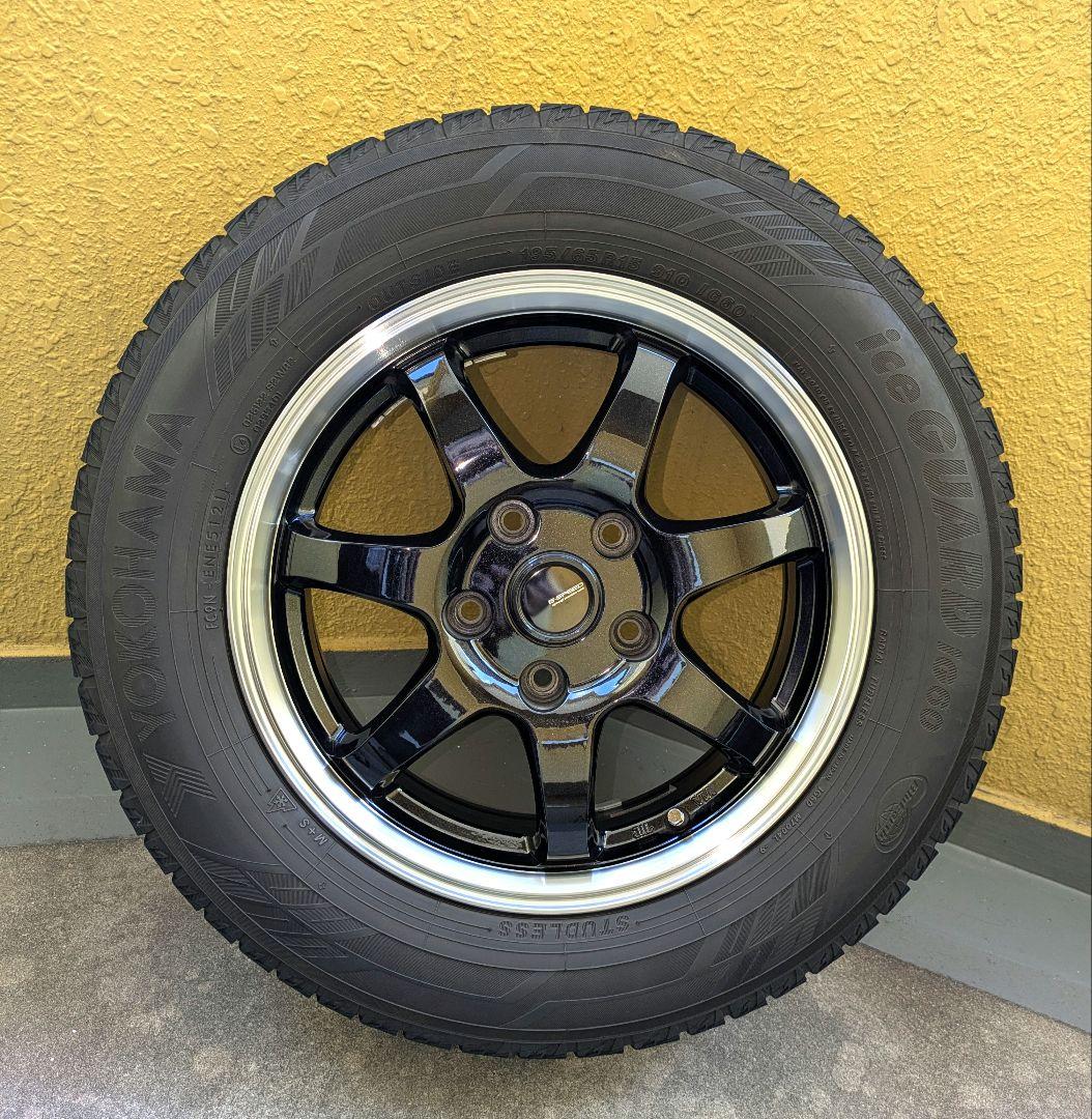 195/65r15ヨコハマig60、G-SPEEDP-03 15×6J ナット付