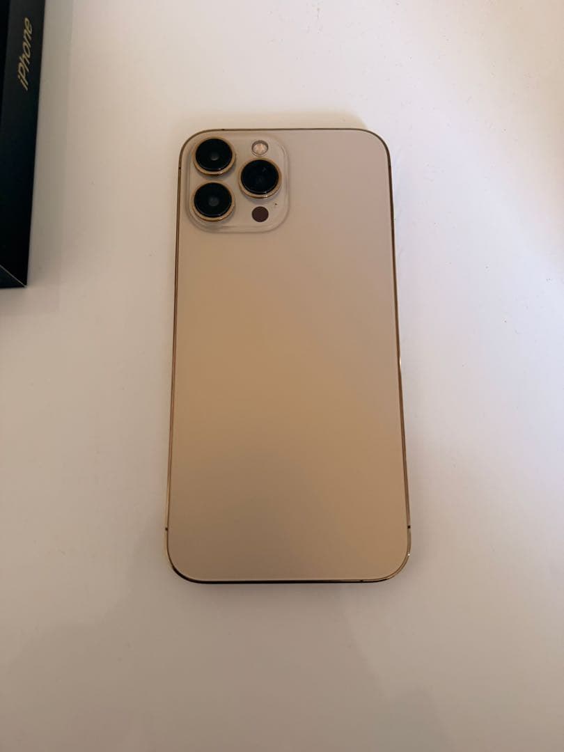 iPhone13pro max 256gb ゴールド バッテリー容量88% 美品