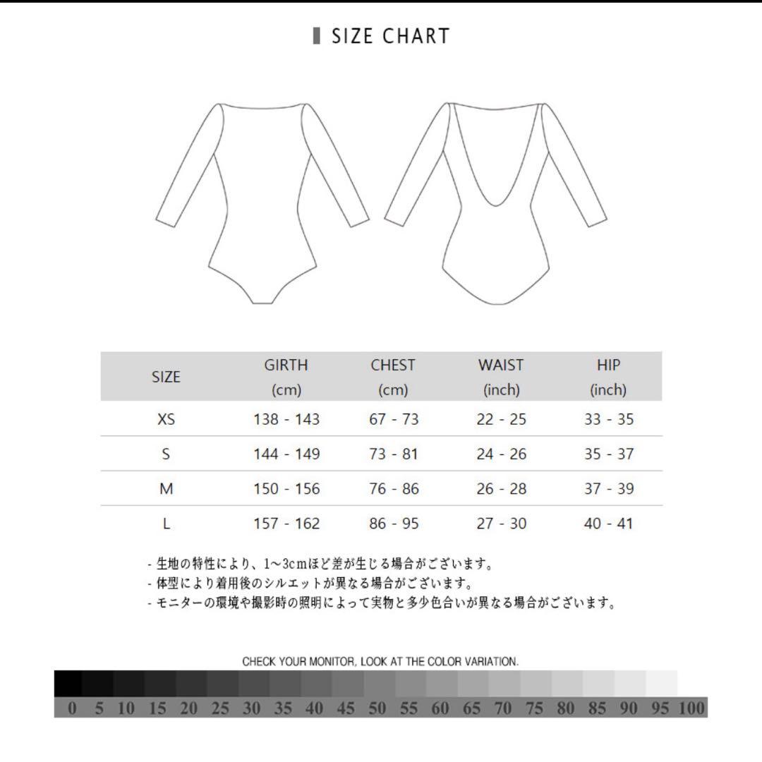 バイプリエ　グラデーションレオタード　Lサイズ　美品