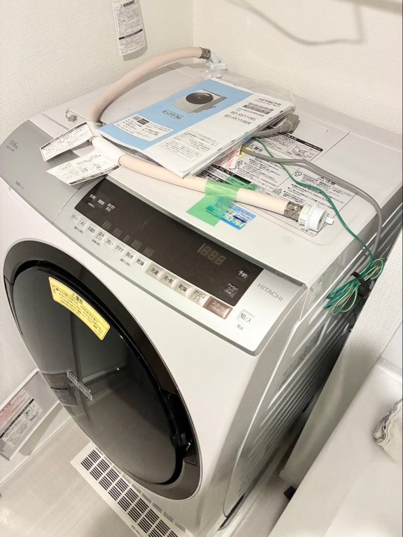日立 BD-SX110EL 2019年製 ドラム式 11kg 美品