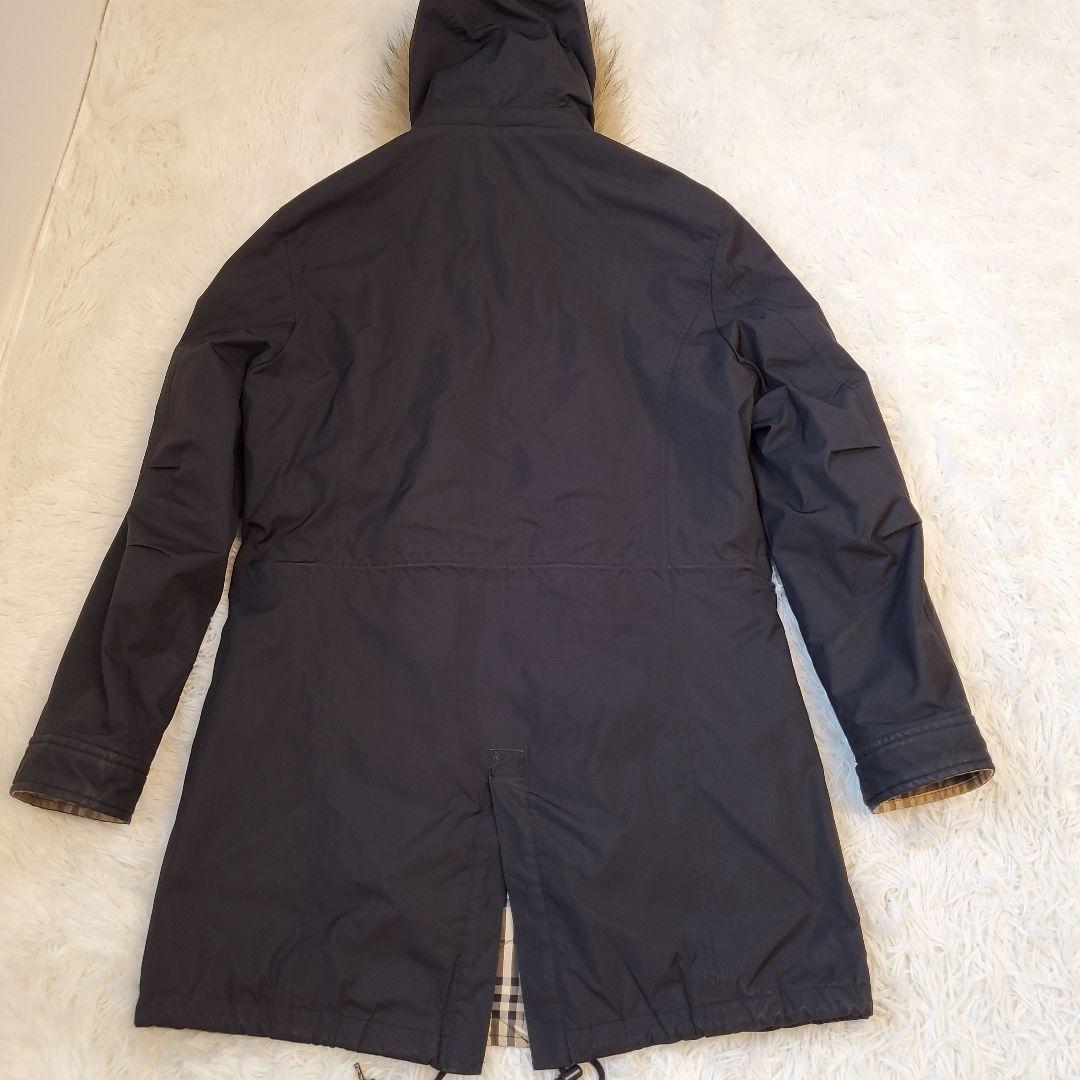 ⭐良品⭐BURBERRY BLACK LABEL ノバチェック モッズコート