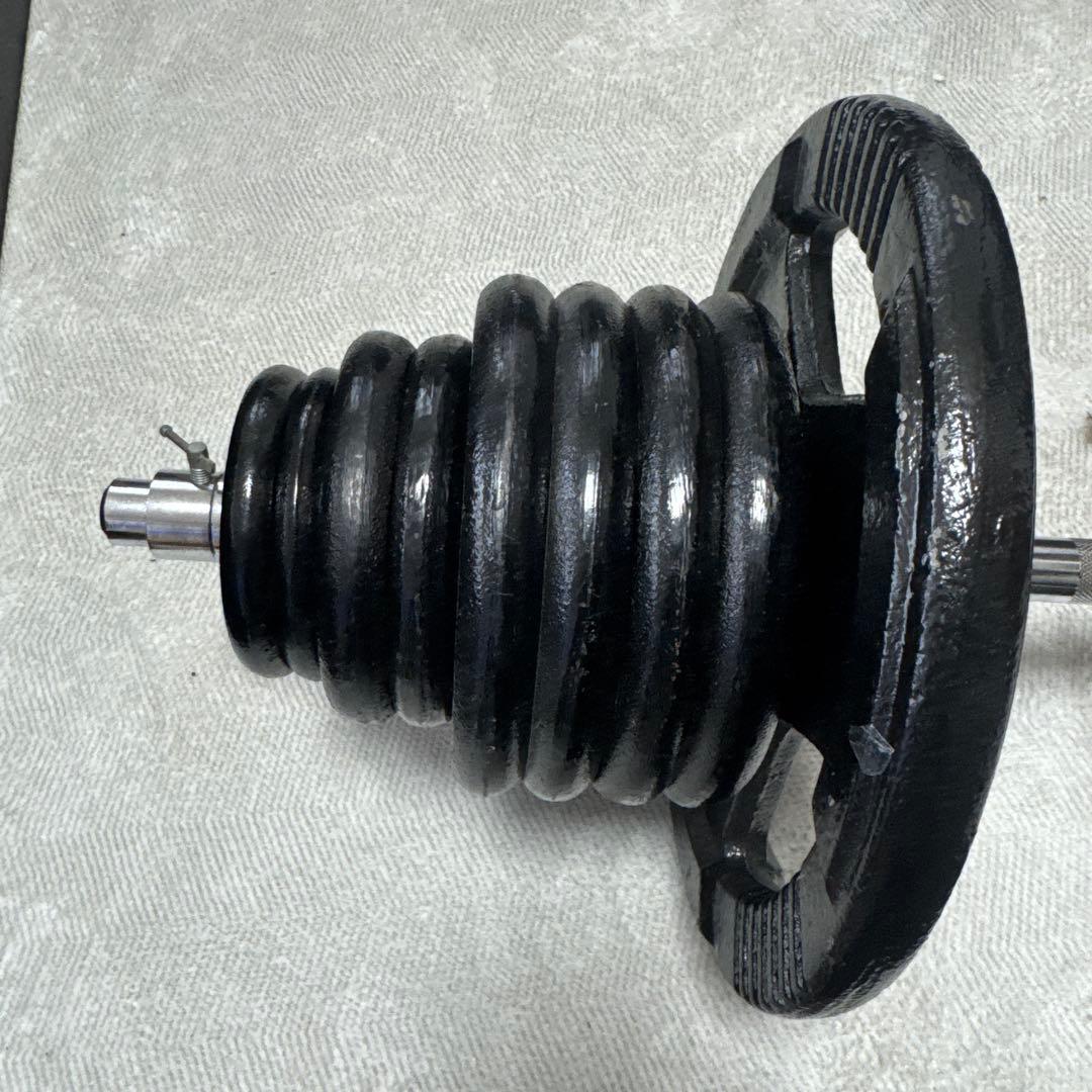 BODYMAKER バーベル85キロ　ベンチセット