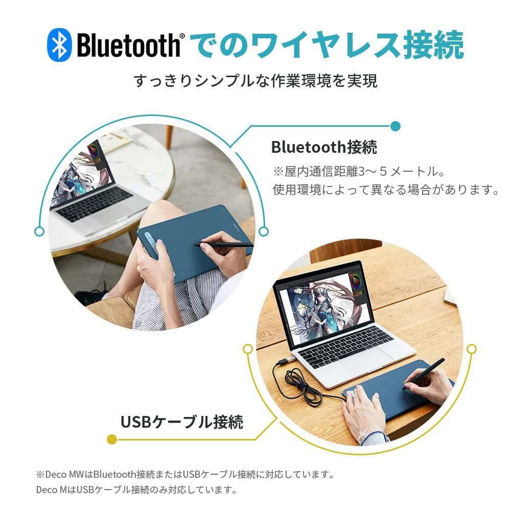 X3チップ搭載ペン付 傾き検知 8x5インチ ペンタブレット