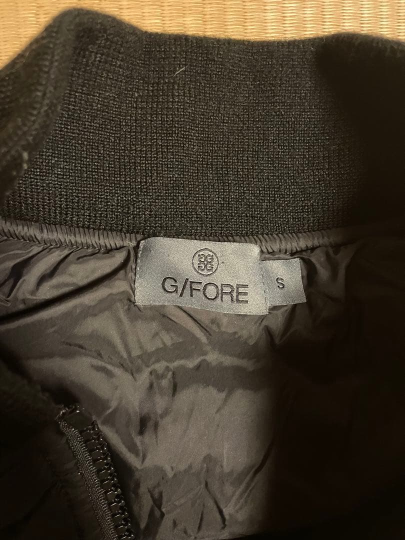 初期G/FORE ブラック ダウンベスト