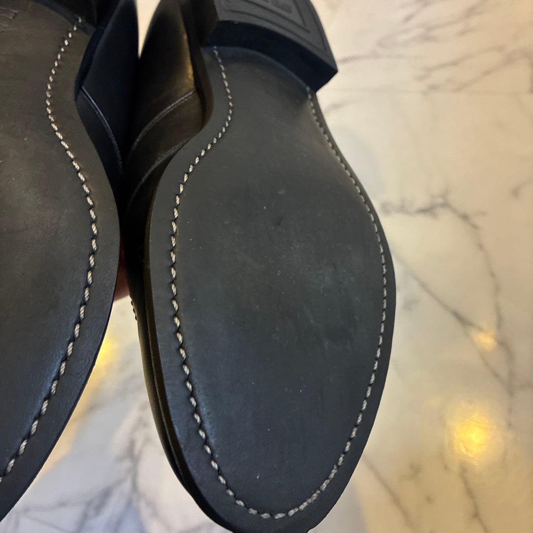 スコッチグレイン HIROKAWA 黒 ローファー