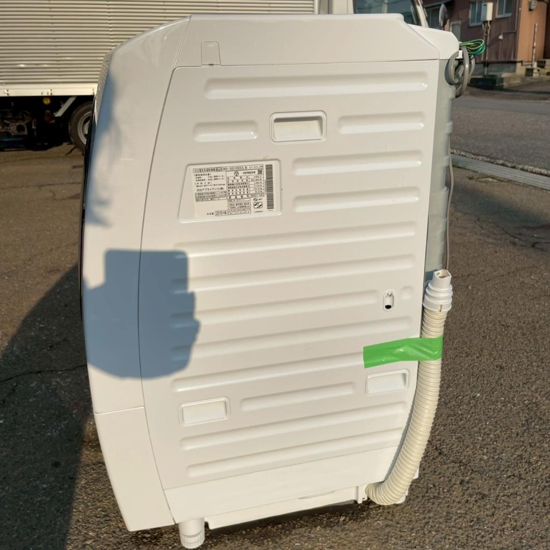 日立 ドラム式洗濯乾燥機 洗濯10kg BD-SG100CL J0928