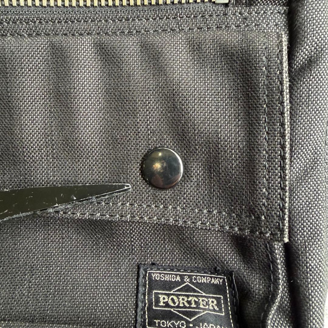 【長さ調整可能、渋め】PORTERハンドバッグ鞄古着アーカイブ年代問わずポーチ