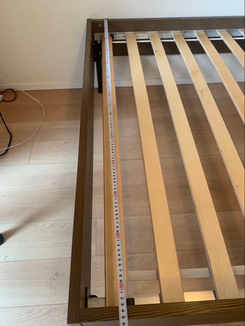 ＊東京都付近限定品＊IKEA ブルクスヴァーラ　セミダブル　ベッド