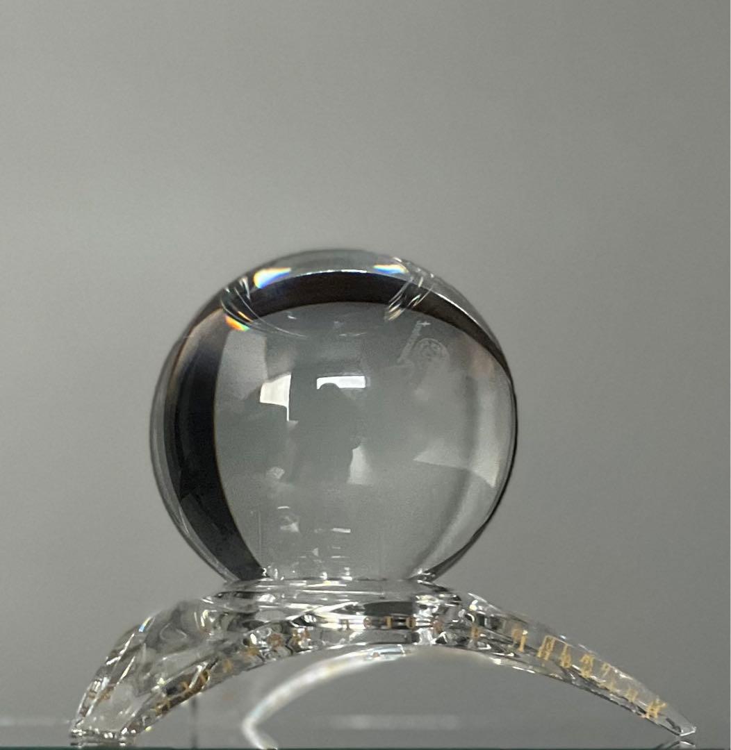 BACCARATバカラ/※個数限定シリアルNo 約2kg金彩土台 シリウスボール