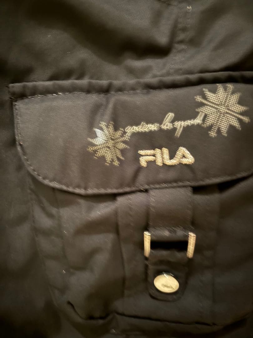 新品未使用 FILA 取り外し可能ファーフード付きスノーボードウェア２点セット