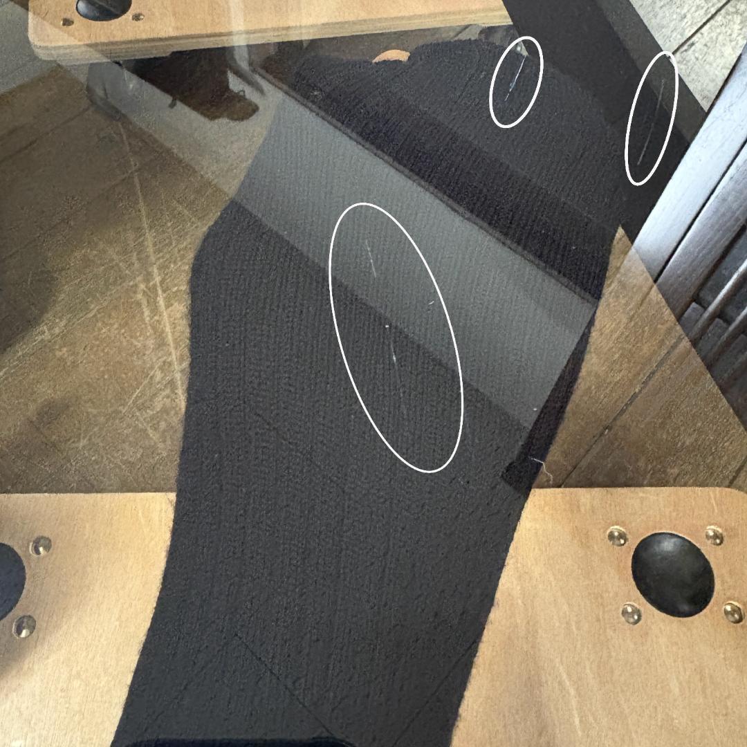 ヴィンテージ　ガラストップ　センターテーブル【A】