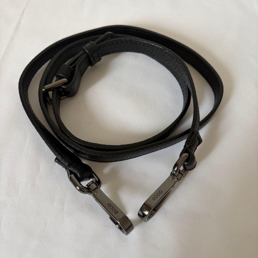【未使用級】ECCO ドクターズバッグS ショルダー 2way レザー　ブラック