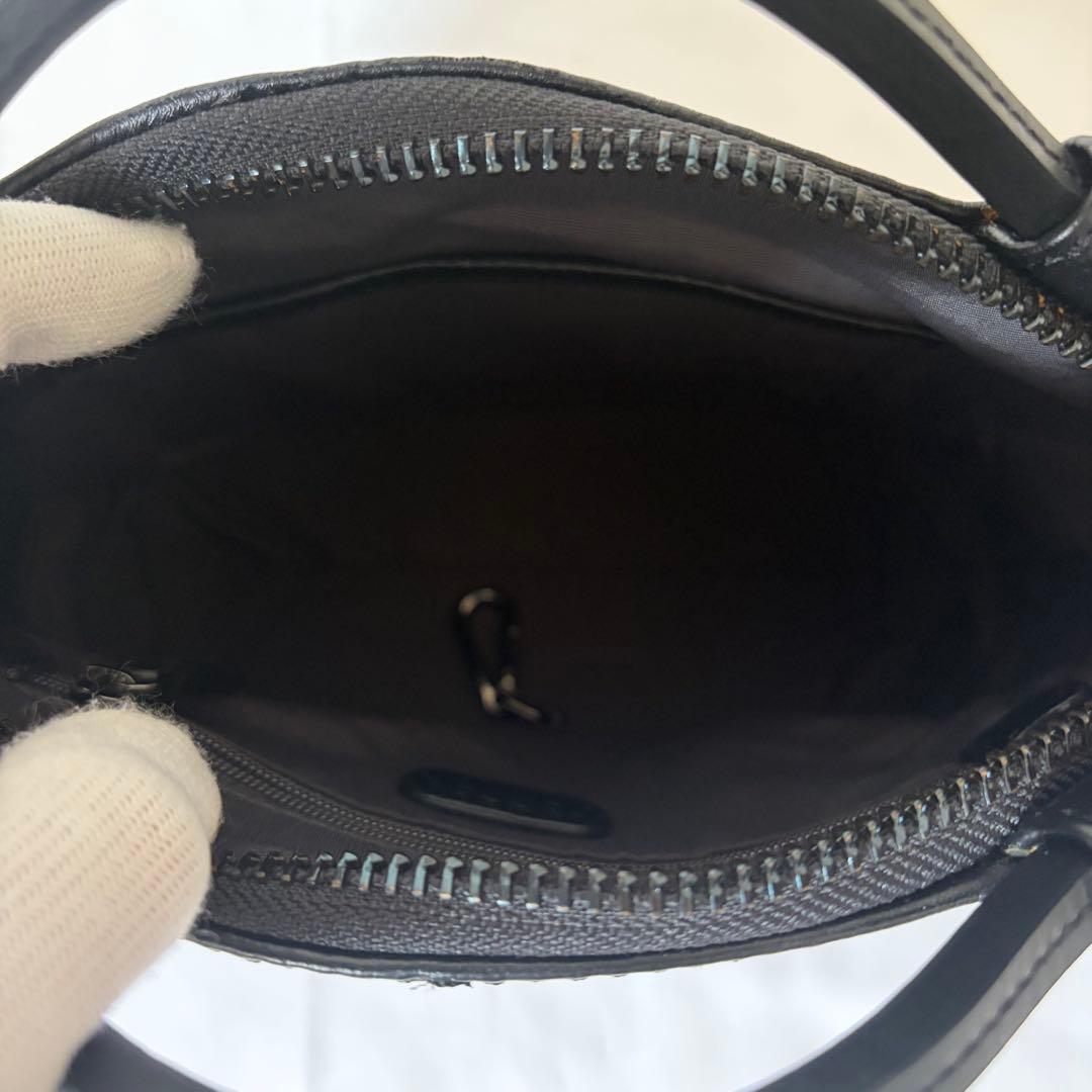 【未使用級】ECCO ドクターズバッグS ショルダー 2way レザー　ブラック