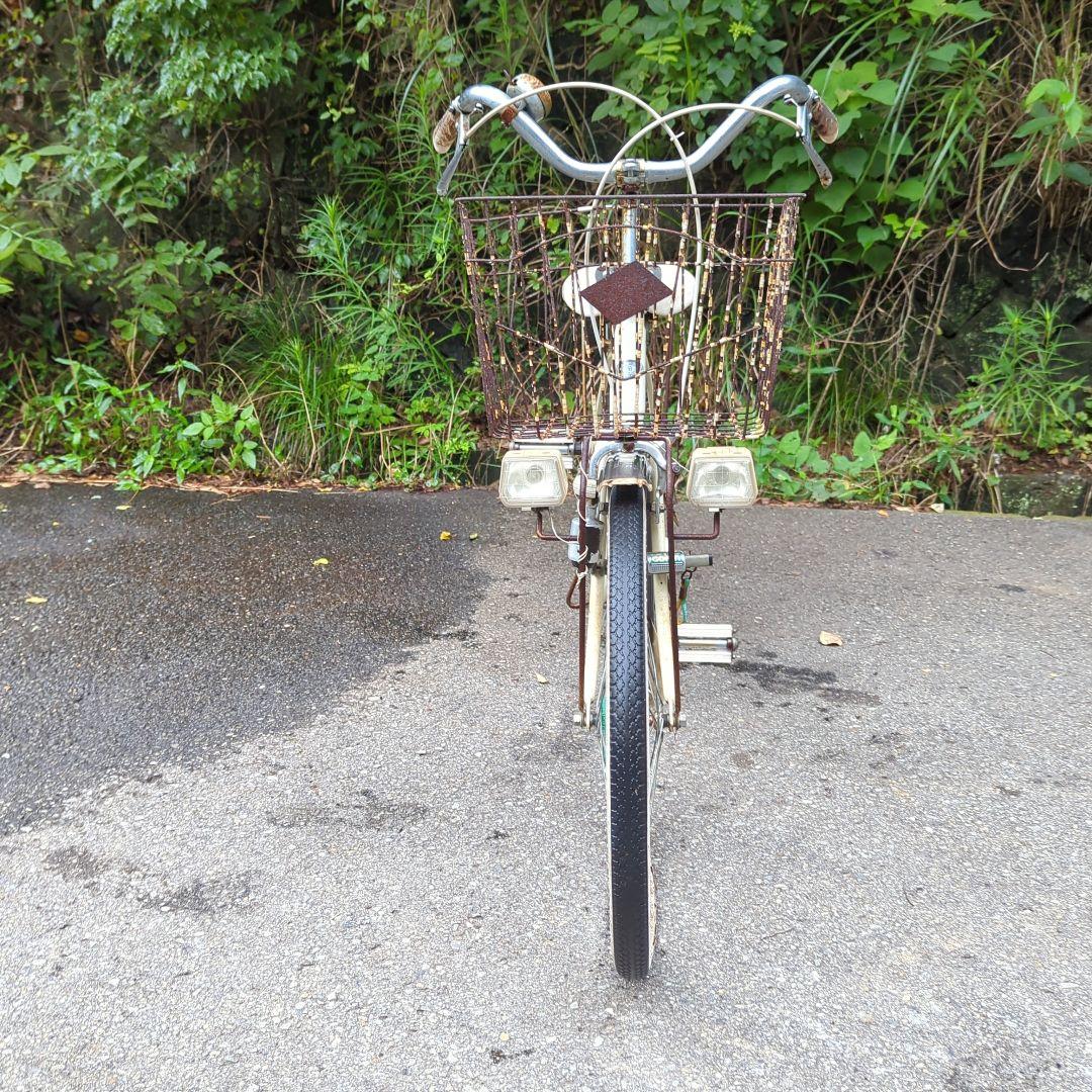 昭和レトロ　自転車　24インチ　ベース車　パンクあり　当時物マニア必見　送料別途