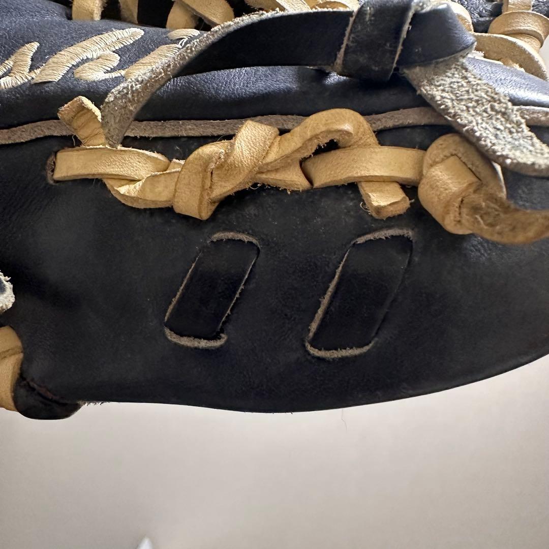 ミズノプロフルオーダーBIG Mマーク軟式グローブ 岸本耕作焼印・交渉可能です