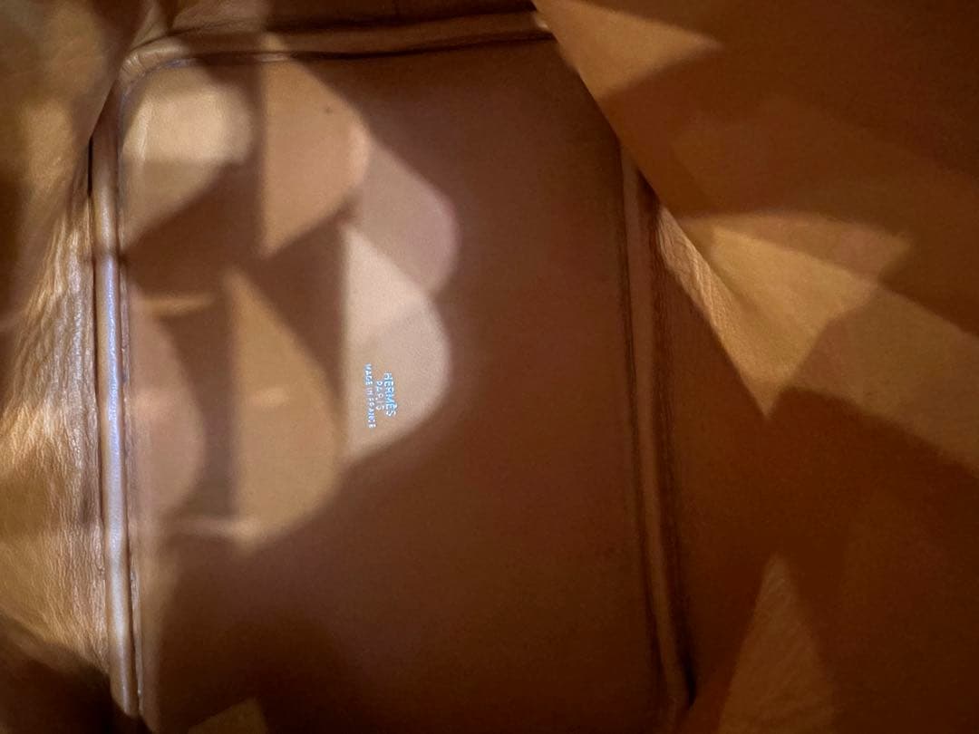 HERMES ピコタン　オレンジ スエード