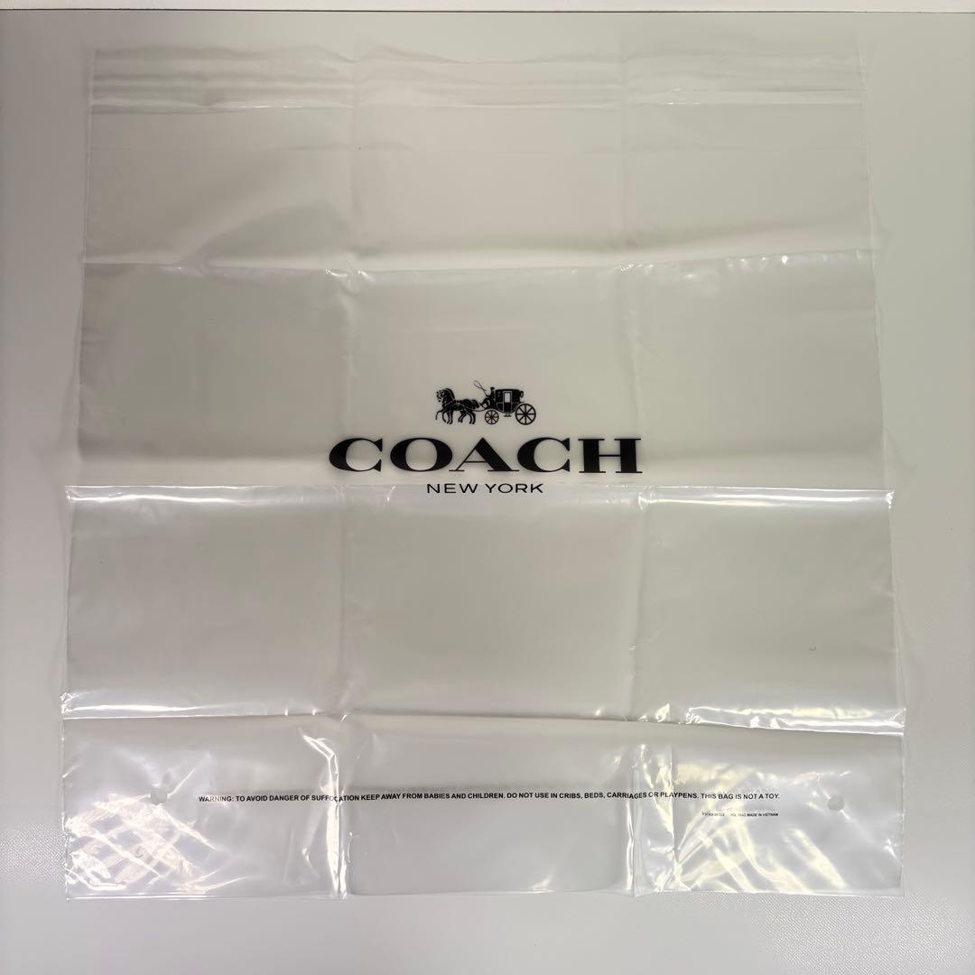 【COACH】 タグ有り チャーター ボディバッグ シグネチャー ベージュ