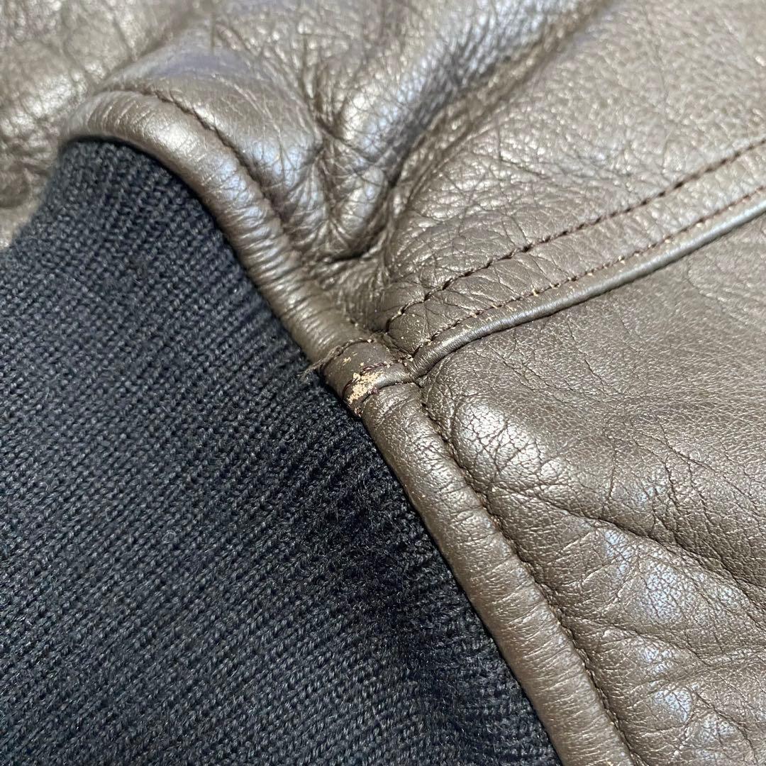 ジャケット・アウター 90s Scoop Boys Stadium Leather Jacket