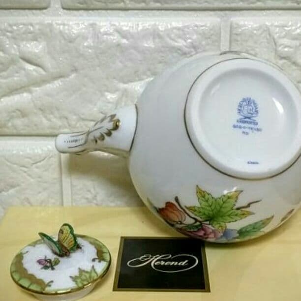 ▶完了◀新品/ヘレンド ヴィクトリアブーケ　ミニ ティーポット