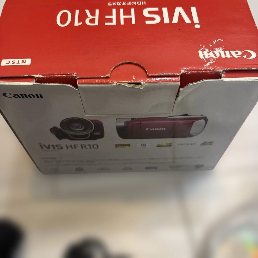 【Canon iVIS HF R10】付属品全て有り、持ち運びポーチ、三脚付き