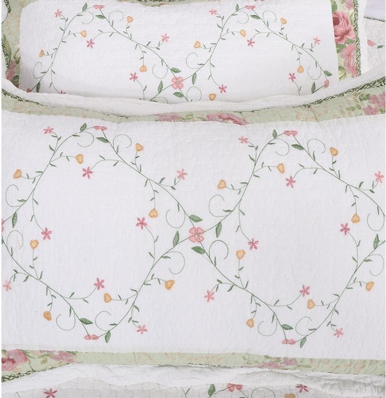 キルトベッドカバー3点セット綿マルチカバー キルティング  lsyy03