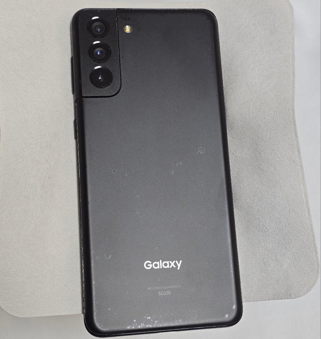【液晶傷なし】Galaxy S21+ SIMフリー 判定○ au版 国内版