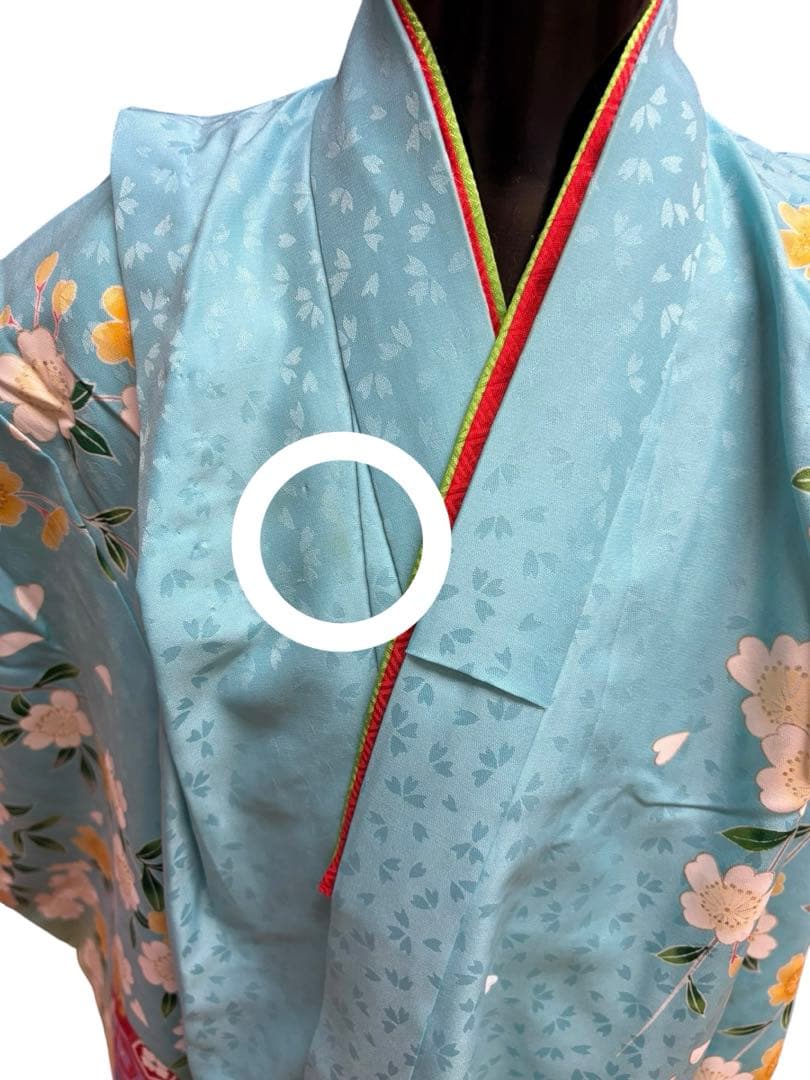 大幅値下げ‼️七五三 7歳 フルセット 水色 ゴールド