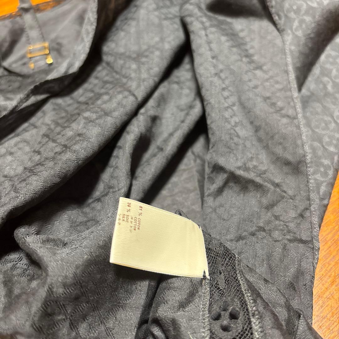 新品　ルイヴィトン　黒　キャミソール　モノグラムフラワー