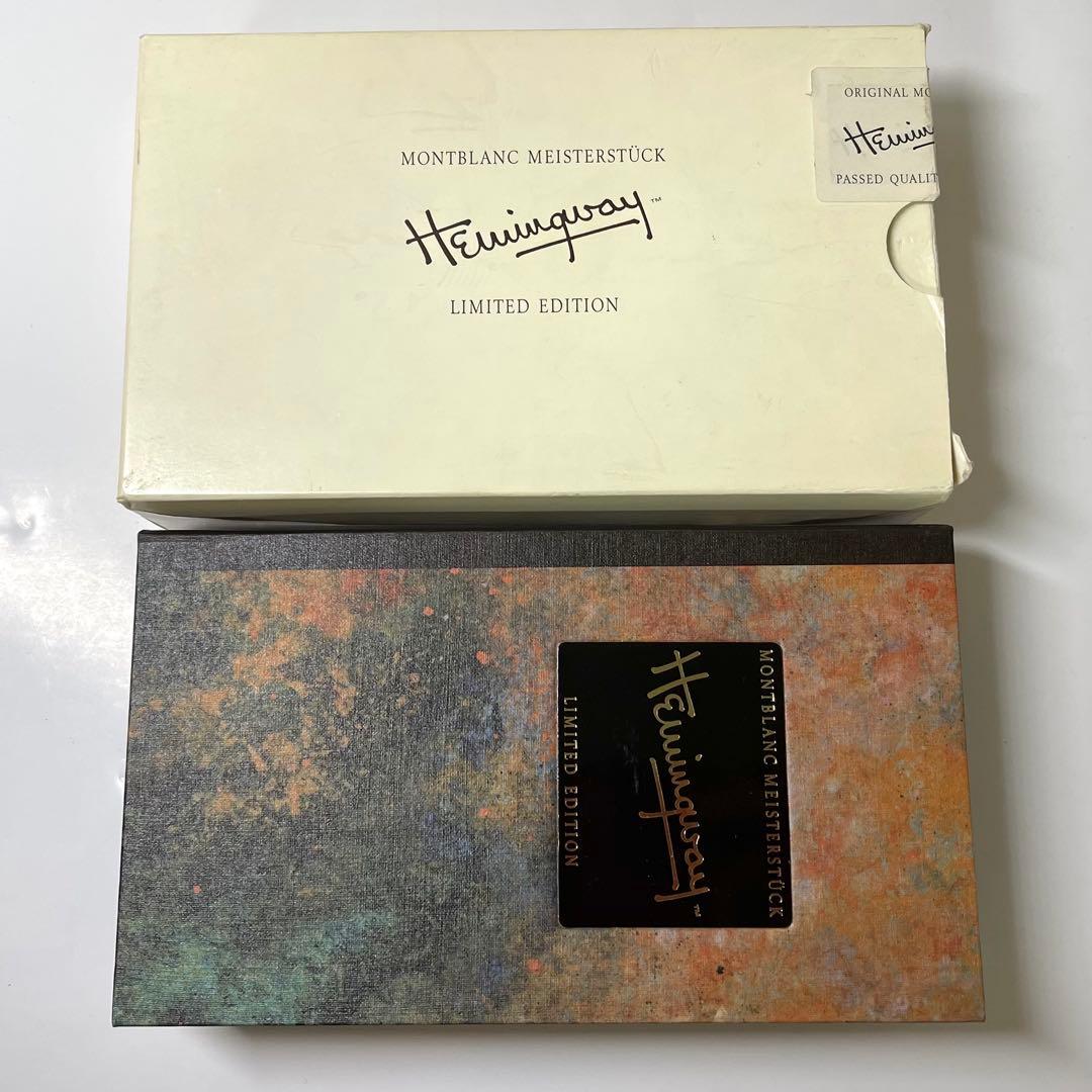 【限定品、美品、未使用品】モンブラン Hemingway　ヘミングウェイ　万年筆