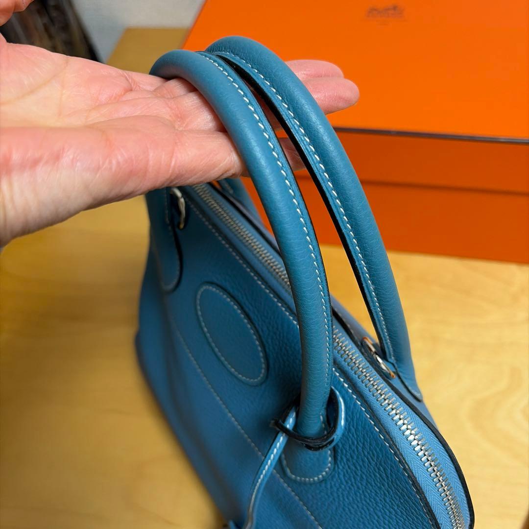 極美品‼️ HERMES エルメス　ボリード　31 ブルージーン　付属品全てあり