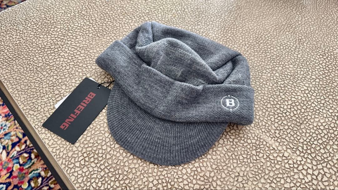 BRIEFING グレー ニットワークキャップ