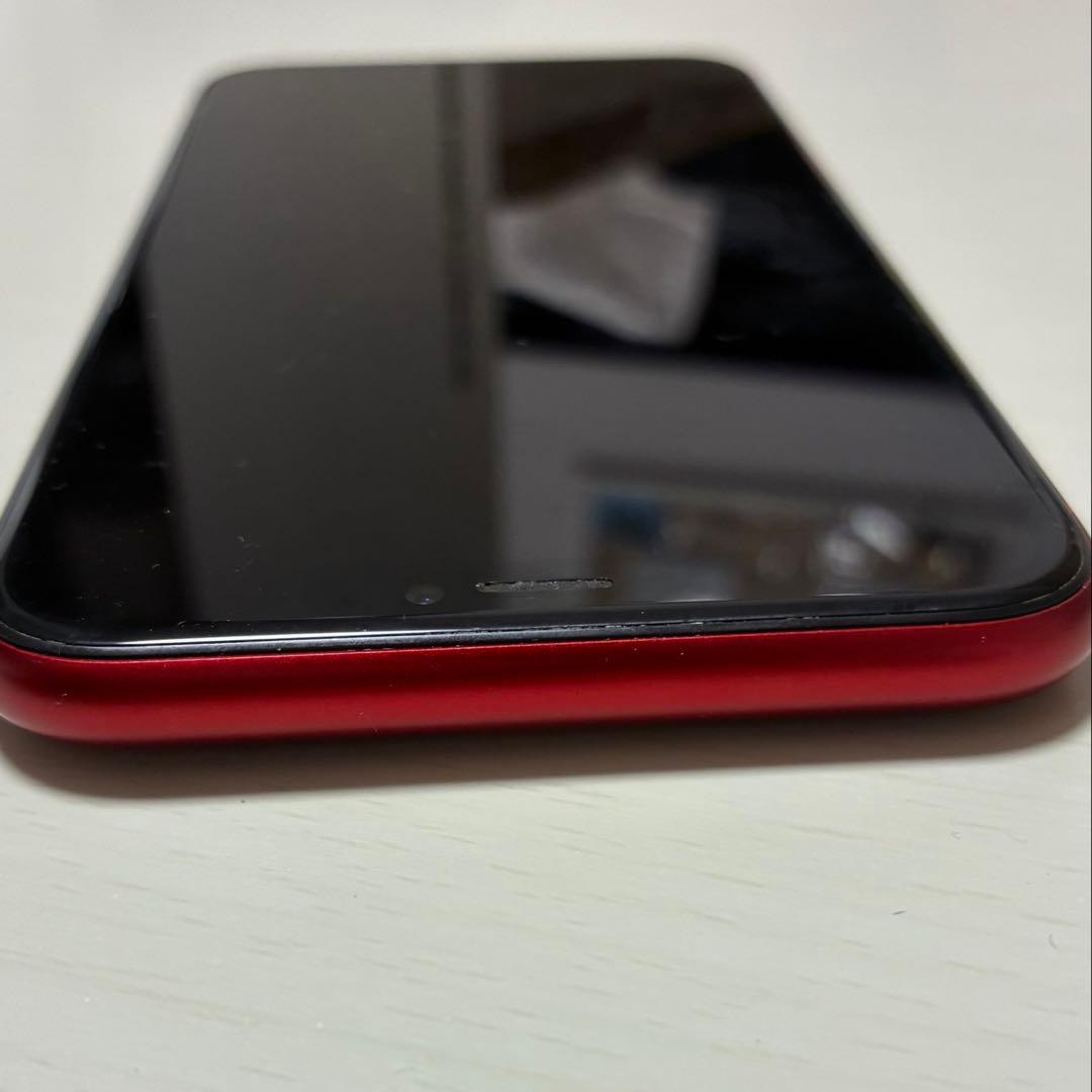 ジャンク扱い iPhone XR（64GB／赤色）